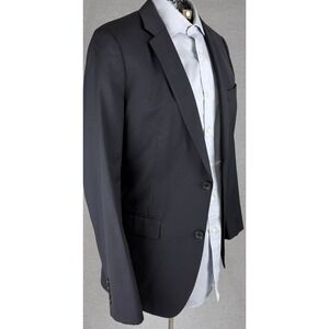 Bonobos‎ Slim Fit Blazer Navy Blue Marzotto Italian Wool Sport Coat 40R 14596